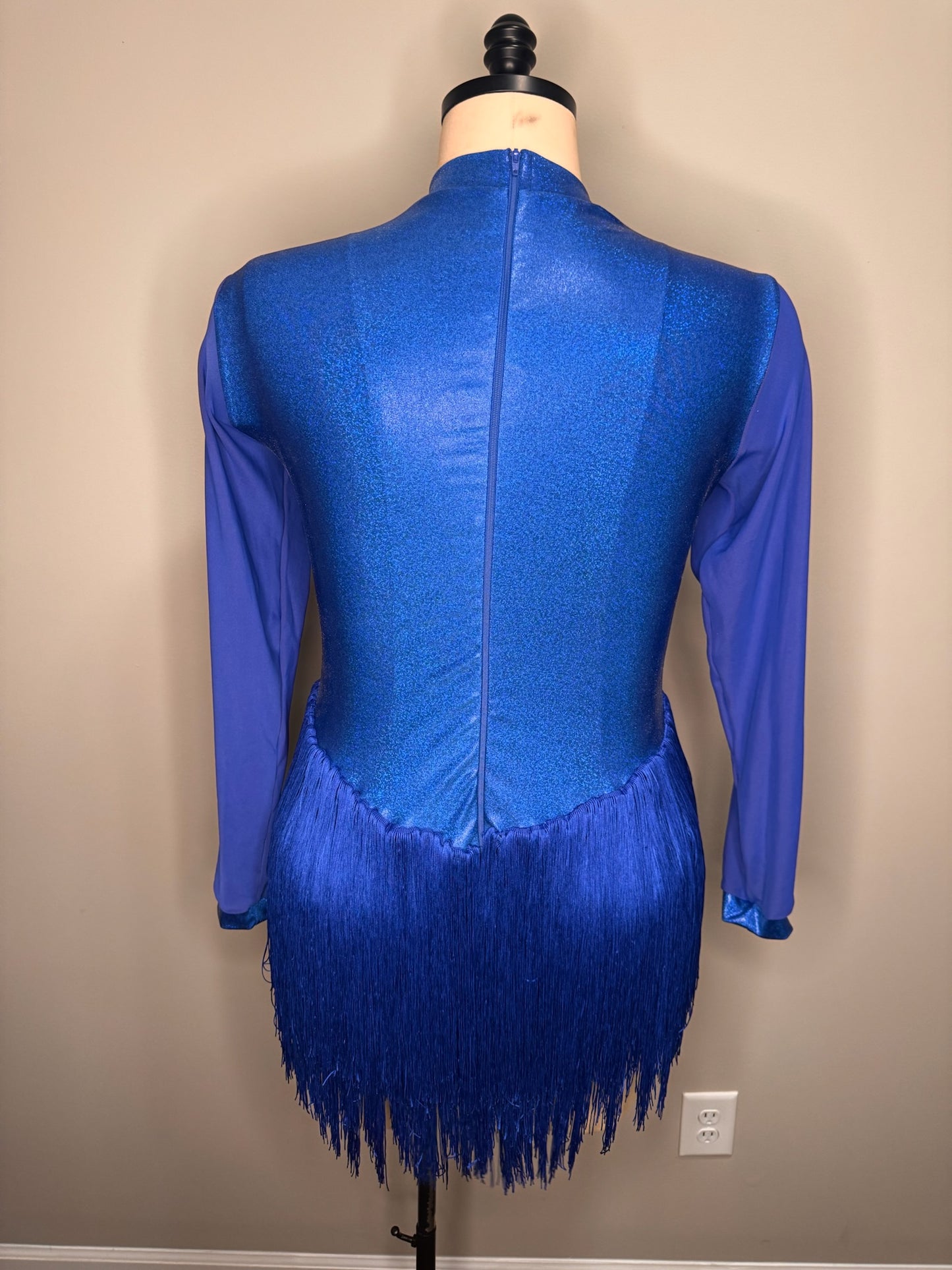 Cutout Fringe Leotard