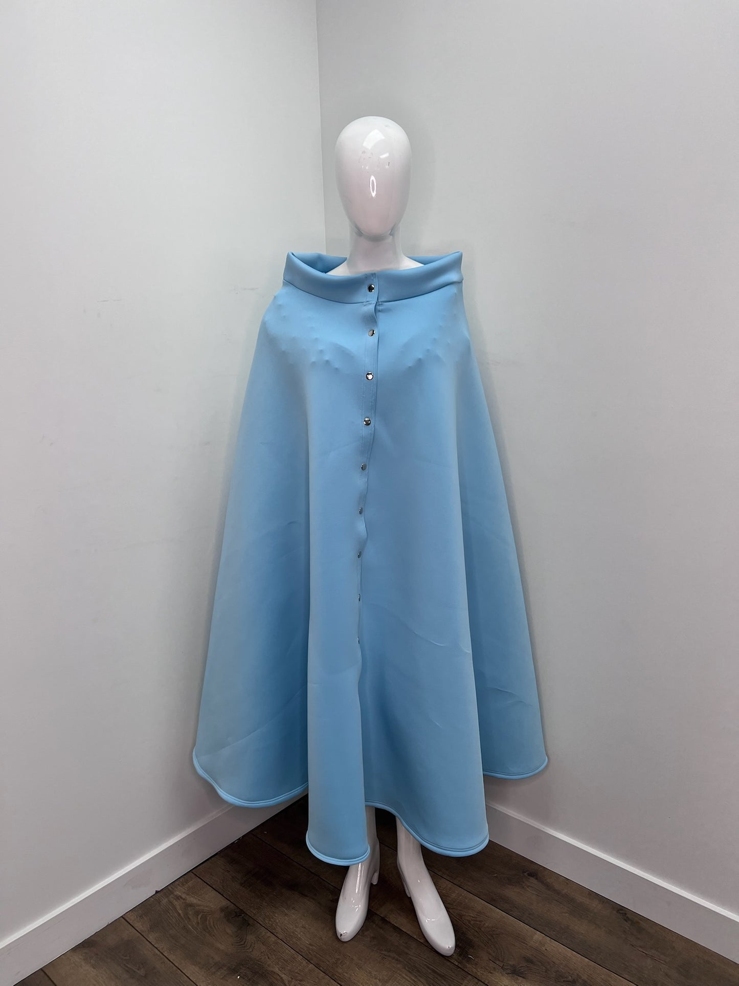 Blue Fully Fringed Costume with Reveal